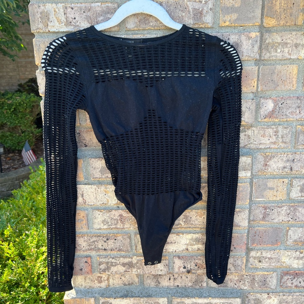 Net Long Sleeve (S) Top